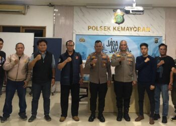 Temu Sapa Wartawan, Kapolsek Kemayoran Ajak Wartawan Bersinergi