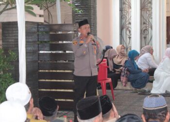 Kapolsek Kemayoran Menghadiri Doa dan Tahlil, Suasana Warga Penuh Khidmat