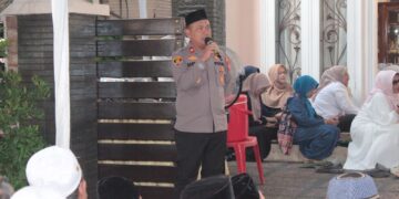 Kapolsek Kemayoran Menghadiri Doa dan Tahlil, Suasana Warga Penuh Khidmat