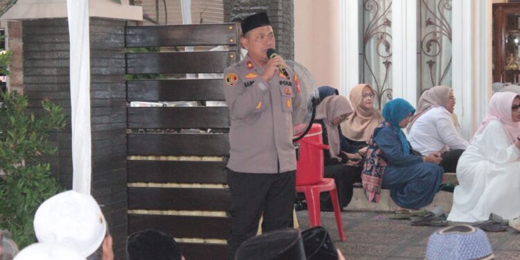 Kapolsek Kemayoran Menghadiri Doa dan Tahlil, Suasana Warga Penuh Khidmat