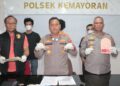Polsek Kemayoran Tangkap Pelaku Peredaran Ganja, 43 Paket Barang Bukti Diamankan