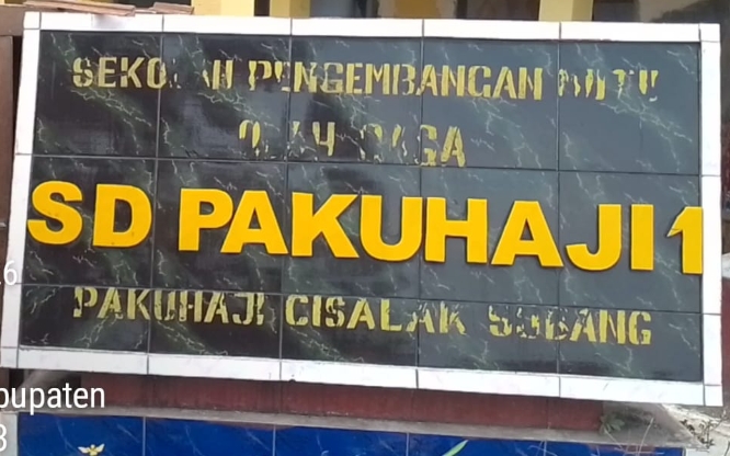 Pekerjaan Swakelola Di Duga Di Garap Pihak ke tiga,Dana Revitalisasi SD Negeri Paku haji 1 Kecamatan Cisalak Kabupaten Subang Di Sorot